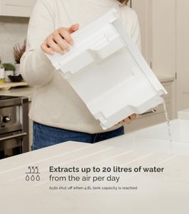 MeacoDry Arete One 20L Dehumidifier – Quiet Home Moisture Removal