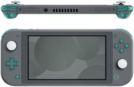 eXtremeRate Emerald Green Replacement ABXY Home Capture Plus Minus Keys Dpad L R ZL ZR Trigger for Nintendo Switch Lite, Full Set Buttons Repair Kits with Tools for Nintendo Switch Lite