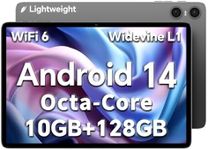 TECLAST P30T Android 14 Tablet, 10.1 inch Tablet Octa-Core 10(4+6) GB+128GB(TF 1TB) Android Tablet, HD IPS Lightweight Tablet WiFi 6, Widevine L1/6000mAh/GMS/2+5MP/Face ID/Metal Body - 2024