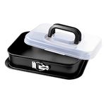 Kaiser Springform Pan Non-Stick Coating, Steel Black, 39 x 27.5 x 39 cm