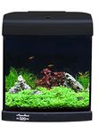 Aqua One 320 AquaStart 28L Glass Aquarium Gloss Black Fish Tank