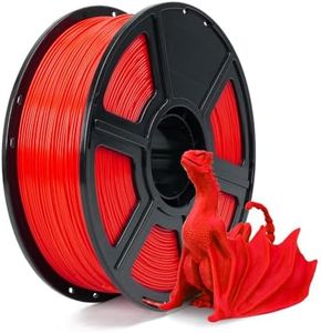 FLASHFORGE Filamento ASA de 1,75 mm, filamento para impresora 3D ASA anti-UV, resistente al calor y a la intemperie, perfecto para imprimir piezas funcionales al aire libre (Rojo, ASA)