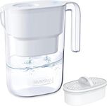 Waterdrop PT-05W Elfin Water Filter Jug, 1×90 Days Filter, 2.5L, NSF Certified, Fridge-Friendly, Reduces Lead, Fluoride, Chlorine and More, BPA Free, White