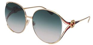 Gucci Women's GG0225S 004 Sunglasses, 4/Black, 63