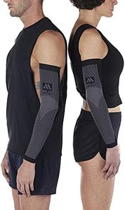 Mojo Compression Socks - Extra Wide Plus Size 5XL - Lymphedema Compression Sleeves For Arms Women & Men 20-30mmHg - Black, XXXXX-Large