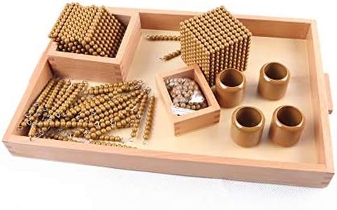 Golden Math Bead Material - Montessori Number Learning Educational Gifts for Kids