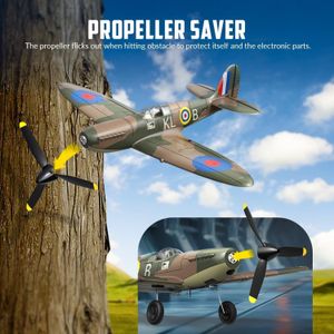 VolantexRC Spitfire RC Plane – Green Remote Control Aircraft