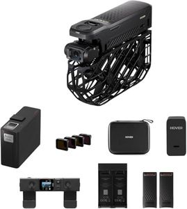 HOVERAir X1 PROMAX 8K Action Flying Camera, Foldable Drone with Camera with 26Mph Follow Speed, 10+ Fully Automatic Flight Modes, Fly Anywhere with OmniTerrain, SmoothCapture 2.0(Skiing Combo)