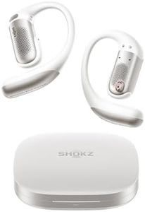 SHOKZ OpenFit Pro Open-Ear Earbuds with Noise Reduction, Dolby Atmos, White