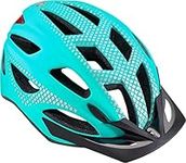 Schwinn Beam LED Lighted Adult Bike Helmet, Reflective Design for Cycling Safety, Lightweight Mircoshell , Dial-Fit Adjustment, 58-62cm, Teal