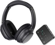 Soundodo Bluetooth Headphones for tv Watching,Wireless Headphones for Tv Watching with Bluetooth 5.3 Transmitter with Optical,RCA,AUX,Plug n Play,50H Playtime,No Delay,Dual Link,165ft Long Range