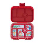 yumbox Original Leakproof Bento Lunch Box for Kids (Wow Red)