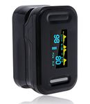 Pulse Oximeter UK| CE 0123 Certified| OLED Display| Fingertip Oxygen Saturation Level Monitor for All Age Group| Accurate Fast Result & Easy Reading| Portable Instant Measurement