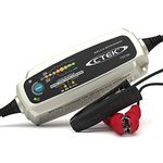 CTEK MXS 5.0 Test&Charge 12V 5A Battery Charger, Battery Maintainer, Car and Truck Battery Charger, Battery Tester and Alternator with Refurbishment Mode and Snowflake Mode