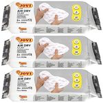 Jovi European Air-Dry Modeling Pure White Clay 3 Packets - Each Pack of 250 Grams for Sculpting Pottery Art & Craft Handicraft Educational Purpose Fine Motor Skills