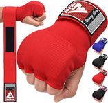 RDX Gel Boxing Hand Wraps Inner Gloves, Quick 75cm Long Wrist Straps, Elasticated, Padded Fist Hand Protection, Muay Thai MMA Martial Arts Punching Speed Bag Training Bandages, Under Mitts Handwraps