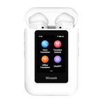 Wooask Translator Earbuds A8 Offline Translator Device No App Required Independent Use with Touch Screen 144 Languages Chat AI Empowered Support Both in-Ear Translation and Speker Mode Translation