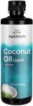 Swanson Liquid Coconut Oil Natural Flavor 16 fl Ounce (1 pt) (473 ml) Liquid
