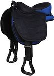 HORSE SADDLERY IMPEX Soft Western Bareback Synthetic Treeless Horse Saddle Pleasure Trail, Size 14 to 18 inches Seat Available (15)