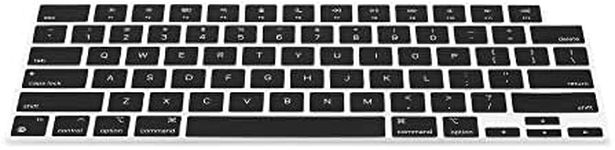 kwmobile Keyboard Cover Compatible with Apple MacBook Pro 14" (2021) A2442 - Keyboard Cover US English QWERTY - Black