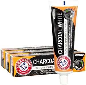 3x Arm & Hammer Charcoal White Zahnpasta 75ml = 3 Stück pro Pack!