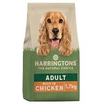 Harringtons Complete Dry Adult Dog Food Chicken & Veg 1.7kg (Pack of 4) - Made with All Natural Ingredients