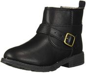 carter's Girls' Cathy Ankle Boot, black, 8 M US Toddler