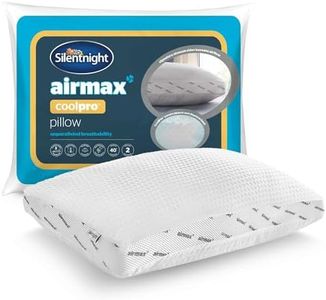 Silentnight Airmax CoolPro™ Pillow - Temperature Regulating Cooling Pillow to Prevent Overheating - Breathable Mesh Sides for Enhanced Airflow - Medium Support - Hypoallergenic & Machine Washable
