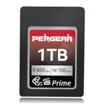 Pergear Professional 1TB CFexpress Type A Memory Card, VPG200 Up to 800MB/s Read Speed & 700MB/s Write Speed for Sony Alpha and FX Cameras, Up to 4K 120P, 8K 30P RAW for Video and Photo