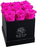 SOHO FLORAL ARTS New Roses Preserved Flowers | Genuine Roses That Lasts for Years | Flowers for Delivery | Large/XL Box