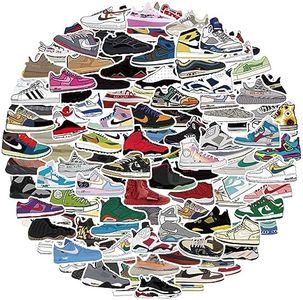 120pcs Shoe Sneaker Stickers Vinyl Skateboard Cool Stickers no Repeat Stickers Notebook Stickers Guitar Trolley case Stickers Waterproof car Graffiti Stickers The Teen Boys and Girls