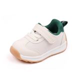 Baby Breathable Rubber Sole Sneakers for Toddler Boys Girls Kids Outdoor Shoes First Walkers(MY2312 Green,15-18months)