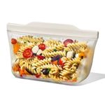 OXO Good Grips Silicone Reusable Bag – Stand-Up Quart (946mL/32 oz) - Oat