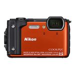Nikon W300 Waterproof Underwater Digital Camera with TFT LCD, 3", Orange