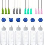 6 Pcs Glue Applicator Bottles with 