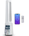 Pro Breeze® OmniAir 41" Smart Bladeless Tower Fan with Air Purifier - Silent Standing Portable Circulator - Remote Control, Wi-Fi, HEPA Filter, LED Display, 10 Fan Speeds, 5 Modes & 60° Oscillation