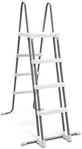 Intex Echelle 28076 de 122 cm avec marchepied amovible, taille unique, gris, L
