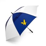 Lyle & Scott 62-Inch Golf Umbrella - Dual Canopy Design, Windproof Umbrella with Lightweight Fibreglass Shaft, Double Canopy Golf Umbrella, Protective Cover - Essential Golf Accessories