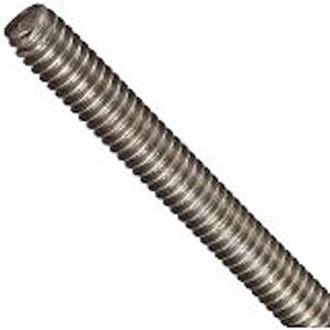 Small Parts 18-8 Stainless Steel Fully Threaded Rod, Meets DIN 975, M8-1.25 Thread Size, 1 m Length, Right Hand Threads