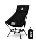 OneTigris Dragonhide Oversized Camping Chair with Pillow Design, Comfortable Widened Seat Folding, 275 lbs Capacity
