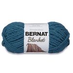 Bernat 16120000745 Blanket Yarn, Dark Teal, Small Ball