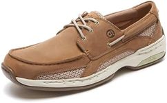 Dunham Men's Captain Boat Shoe,Tan,14 2E US