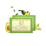 KHADI NATURAL Herbal Avocado Soap| Nourishes Skin| Hyderates Skin| Pack of 2 | (125 * 2) (2050gm)