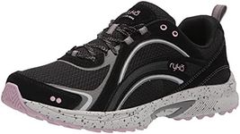 Ryka Women's Sky Walk Trail Hiking Shoe, Black/Mauve, 8.5