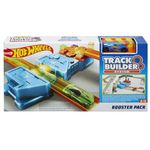 Hot Wheels GBN81 Track Builder Booster Pack Playset, Accelerator with 2 Tracks and 1 Toy Car, Track Set Accessories, from 6 Years