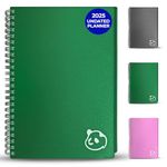 Panda Planner Daily Planner 2.0 - Productivity Planner - 90 Day Undated - Daily Weekly Monthly Organization - Softcover - 5.75 x 8.25" Green