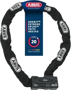 ABUS Granit Extreme Plus 59 Chain Lock, Black, 140cm