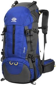 WoneNice 50L(45+5) Waterproof Hiking Backpack - Outdoor Sport Daypack with Rain Cover