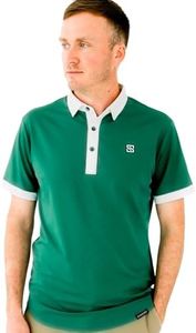 SKIVE Golf Premium Golf Polo Shirt - Golf Shirts for Men - Moisture Wicking, 4-Way Stretch, Athletic Fit - Mens Golf Shirts Short Sleeve Dri Fit - Mens Athletic Polo Shirts - Mens Golf Shirt Men