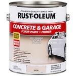 Rust-Oleum 347121 Concrete & Garage Floor Paint + Pimer Satin Sand gal